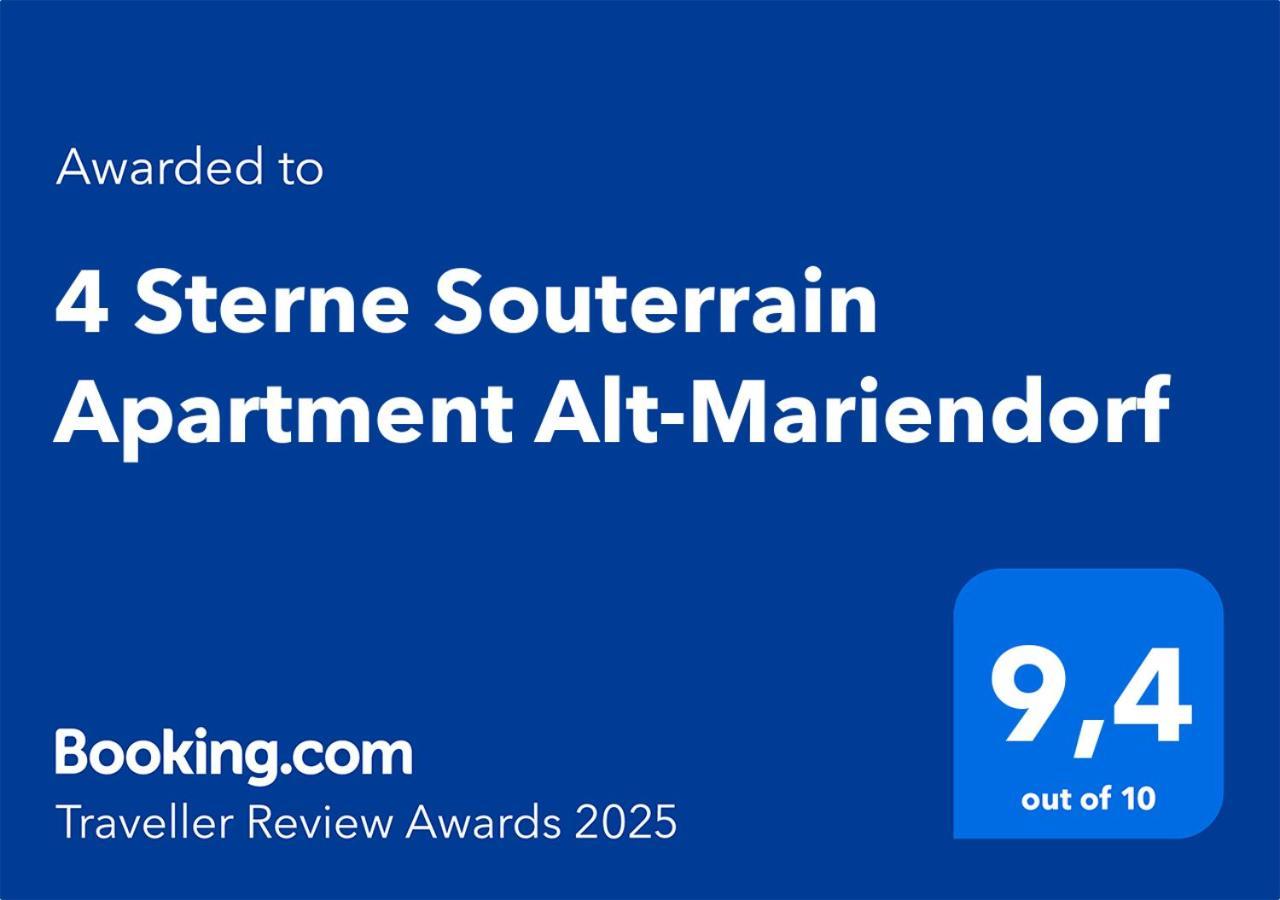 4 Sterne Souterrain Apartment Alt-Mariendorf Berlin Eksteriør billede